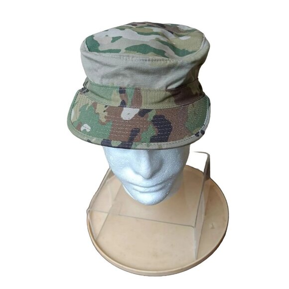 US Army Patrol Camo Cap Mens Size 7 Fitted Cap Hat - Picture 12 of 12